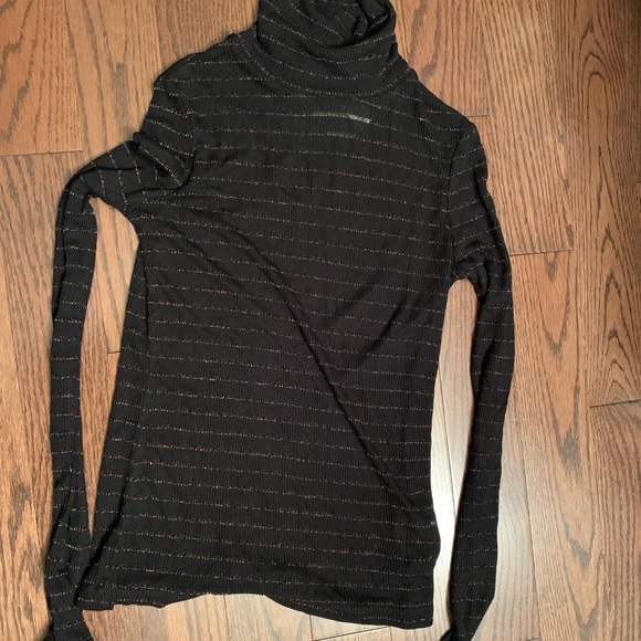 All Saints Tops - 🏷 NWT All Saints ESME Shimmer Stripe Shirt